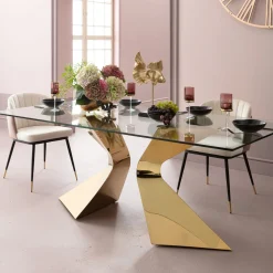 KARE Design Tavolo Gloria Oro 200x100 cm - KARE> Tavoli