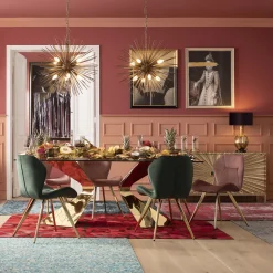 KARE Design Tavolo Gloria Oro 200x100 cm - KARE></noscript> Tavoli