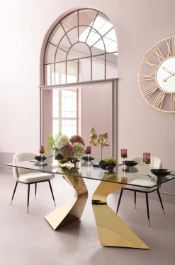 KARE Design Tavolo Gloria Oro 200x100 cm - KARE></noscript> Tavoli