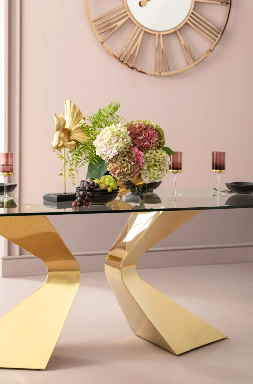 KARE Design Tavolo Gloria Oro 200x100 cm - KARE> Tavoli