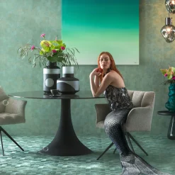 KARE Design Tavolo Grande Possibilità Nero Bubble Ø150cm - KARE> Tavoli