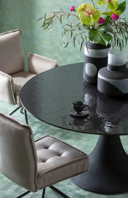 KARE Design Tavolo Grande Possibilità Nero Bubble Ø150cm - KARE> Tavoli
