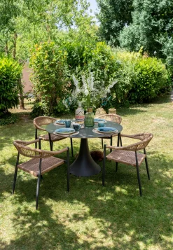 KARE Design Tavolo Grande Possibilita nero Ø110cm - KARE></noscript> Tavoli