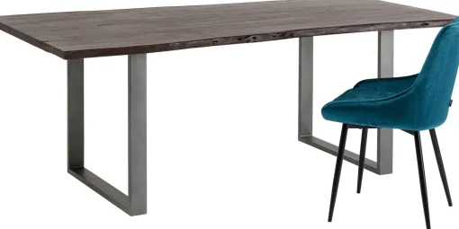 KARE Design TAVOLO HARMONY SCURO ACCIAIO GREZZO 180X90 - KARE> Tavoli