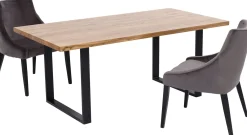 KARE Design Tavolo Jackie quercia-nero 160x80 - KARE></noscript> Tavoli