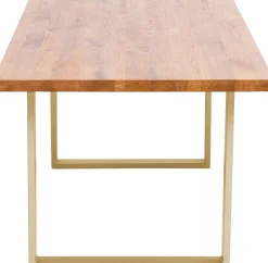 KARE Design Tavolo Jackie quercia-ottone 160x80 - KARE> Tavoli