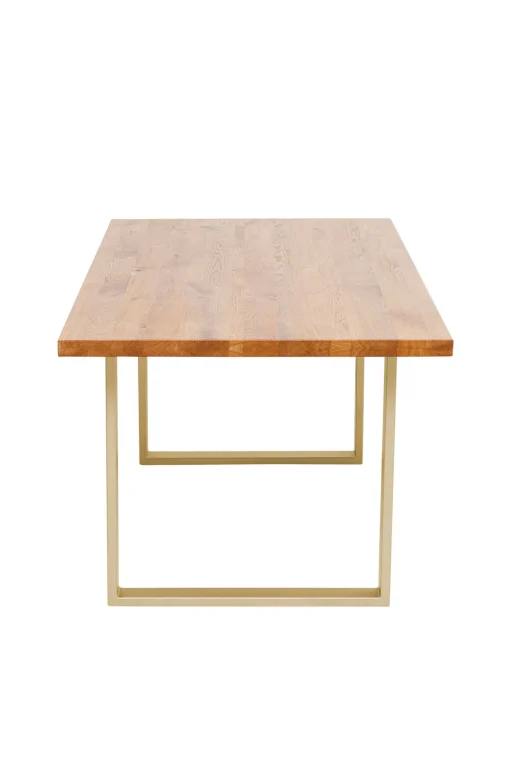 KARE Design Tavolo Jackie quercia-ottone 160x80 - KARE> Tavoli