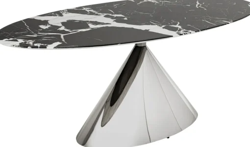 KARE Design Tavolo Mambo Crom 200x100cm - KARE> Tavoli