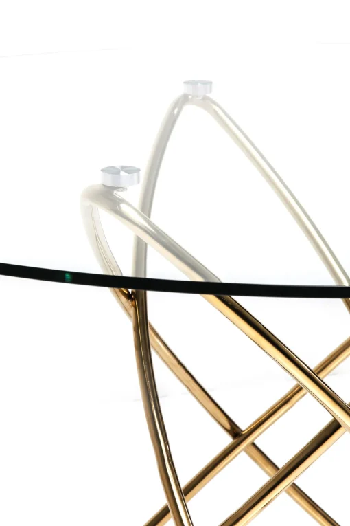 KARE Design TAVOLO MOLEKULAR ORO Ø120CM - KARE> Tavoli