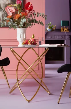 KARE Design TAVOLO MOLEKULAR ORO Ø120CM - KARE></noscript> Tavoli