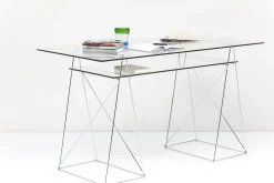 KARE Design Tavolo Polar Cromato 8 Mm Vetro Temperato - KARE></noscript> Scrivanie