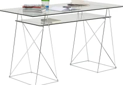 KARE Design Tavolo Polar Cromato 8 Mm Vetro Temperato - KARE></noscript> Scrivanie
