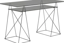 KARE Design Tavolo Polar nero 8mm TSG 135x65cm - KARE></noscript> Scrivanie