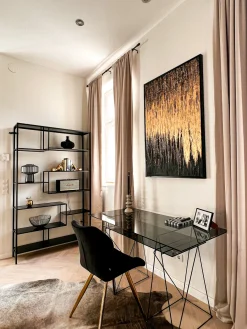 KARE Design Tavolo Polar nero 8mm TSG 135x65cm - KARE></noscript> Scrivanie