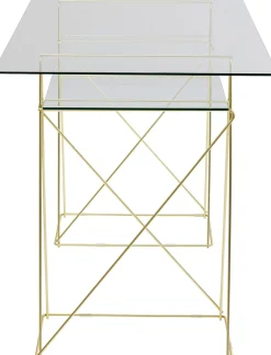 KARE Design Tavolo Polar Ottone-Vetro Temperato 8mm - KARE></noscript> Scrivanie