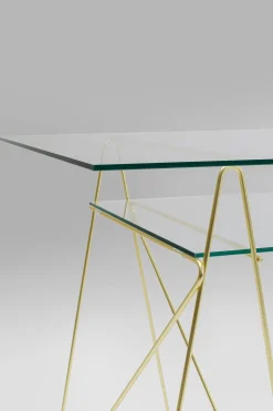 KARE Design Tavolo Polar Ottone-Vetro Temperato 8mm - KARE></noscript> Scrivanie