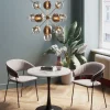 KARE Design Tavolo Schickeria marmo bianco nero Ø80cm - KARE> Tavoli