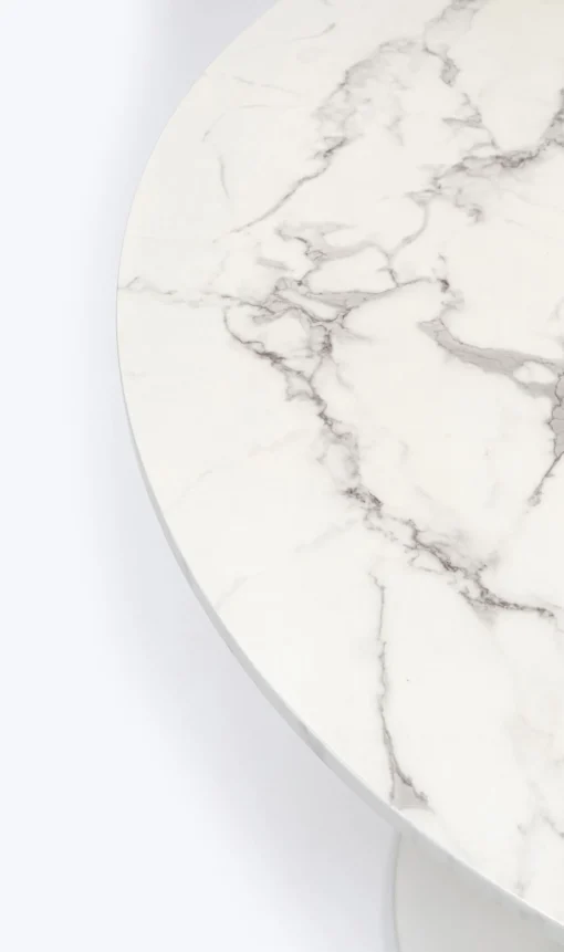 KARE Design Tavolo Schickeria marmo bianco Ø80cm - KARE> Tavoli