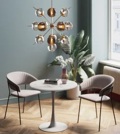 KARE Design Tavolo Schickeria marmo bianco Ø80cm - KARE></noscript> Tavoli