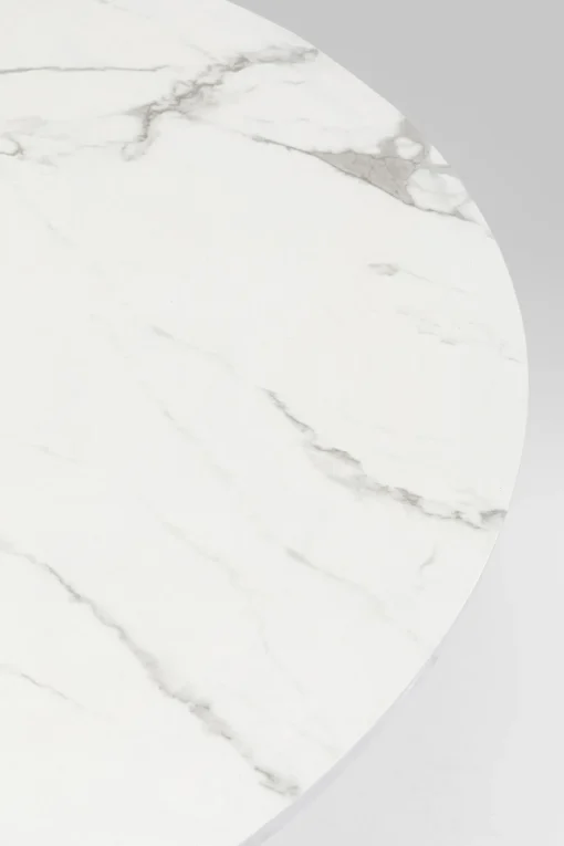KARE Design Tavolo Schickeria marmo bianco Ø110cm - KARE> Tavoli