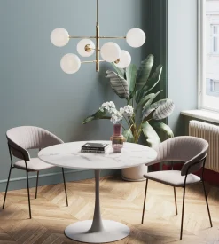 KARE Design Tavolo Schickeria marmo bianco Ø110cm - KARE></noscript> Tavoli