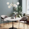 KARE Design Tavolo Schickeria marmo bianco nero Ø110cm - KARE> Tavoli