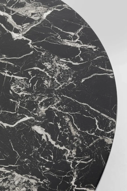 KARE Design Tavolo Schickeria marmo nero Ø110cm - KARE> Tavoli