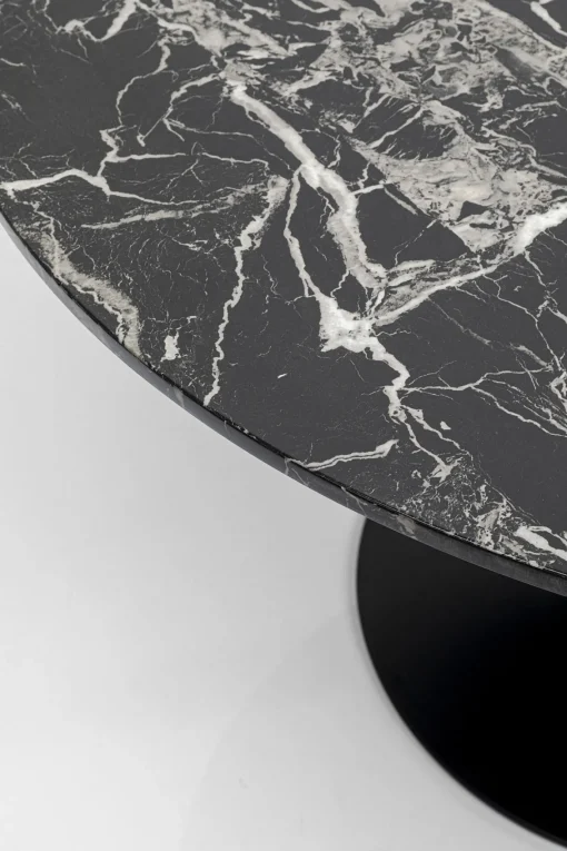KARE Design Tavolo Schickeria marmo nero Ø110cm - KARE> Tavoli