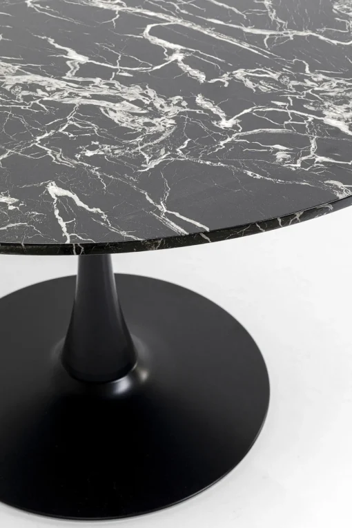 KARE Design Tavolo Schickeria marmo nero Ø110cm - KARE> Tavoli