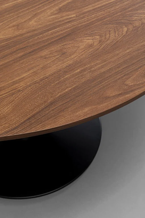 KARE Design Tavolo Schickeria noce nero Ø110cm - KARE> Tavoli