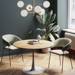 KARE Design Tavolo Schickeria quercia bianco Ø110cm - KARE> Tavoli