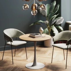 KARE Design Tavolo Schickeria quercia bianco Ø80cm - KARE> Tavoli