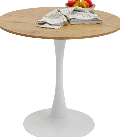 KARE Design Tavolo Schickeria quercia bianco Ø80cm - KARE> Tavoli