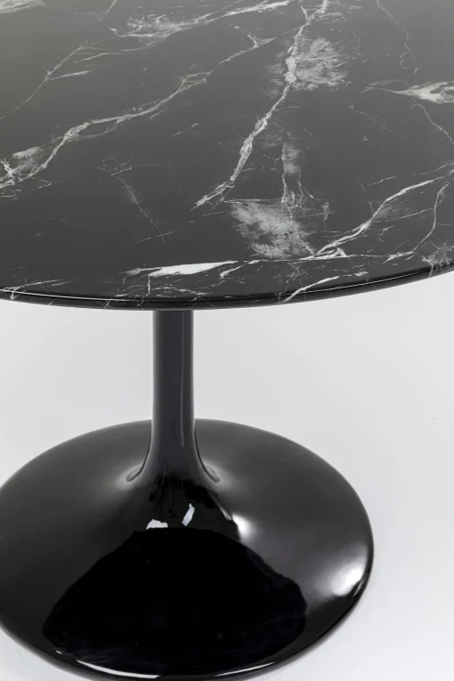 KARE Design Tavolo Solo marmo nero Ø110 cm - KARE> Tavoli