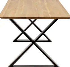 KARE Design Tavolo Symphony quercia Cross nero 200x100cm - KARE> Tavoli