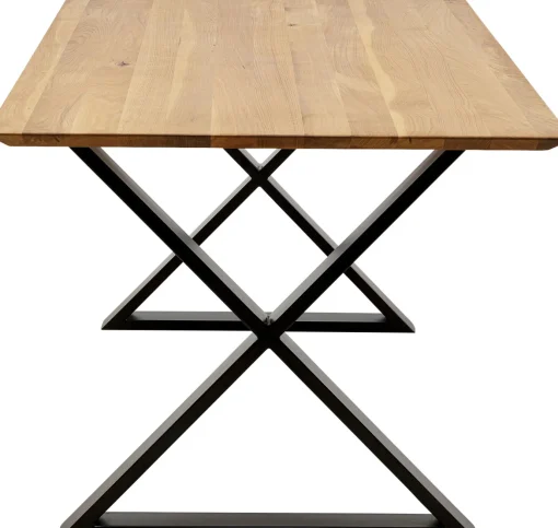KARE Design Tavolo Symphony quercia Cross nero 200x100cm - KARE> Tavoli