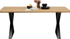 KARE Design Tavolo Symphony quercia Cross nero 200x100cm - KARE> Tavoli