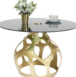 KARE Design Tavolo Volcano oro Ø120cm - KARE></noscript> Tavoli
