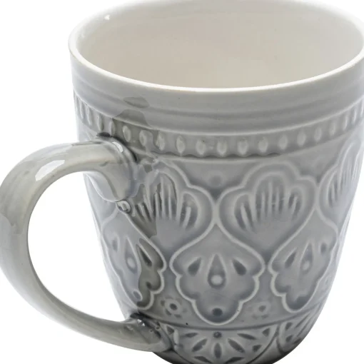 KARE Design Tazza Sicilia Mandala grigio 10cm - KARE> Tazza|Stoviglie