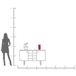 KARE Design Vaso Ananas rosa 30cm - KARE></noscript> Vasi