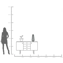 KARE Design Vaso Brillar Cylinder 44cm - KARE></noscript> Vasi