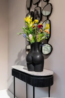 KARE Design Vaso Donna nero 40cm - KARE></noscript> Vasi