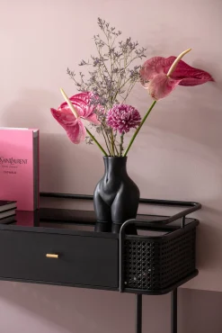 KARE Design Vaso Donna nero 22cm - KARE></noscript> Vasi