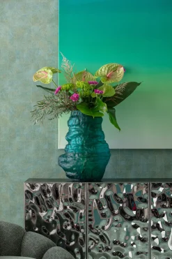 KARE Design Vaso Enrique Turchese 47cm - KARE></noscript> Vasi