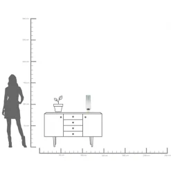 KARE Design Vaso Noble Ring Grigio 40cm - KARE></noscript> Vasi