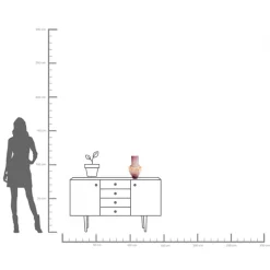 KARE Design Vaso Rosie 35cm - KARE> Vasi