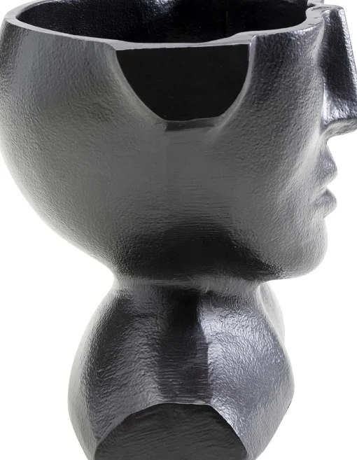 KARE Design Vaso Rostro nero 17cm - KARE> Vasi