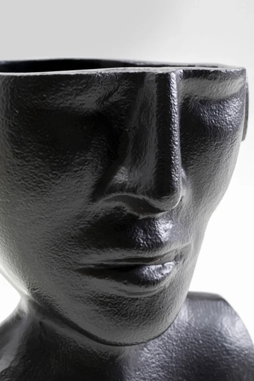 KARE Design Vaso Rostro nero 17cm - KARE> Vasi